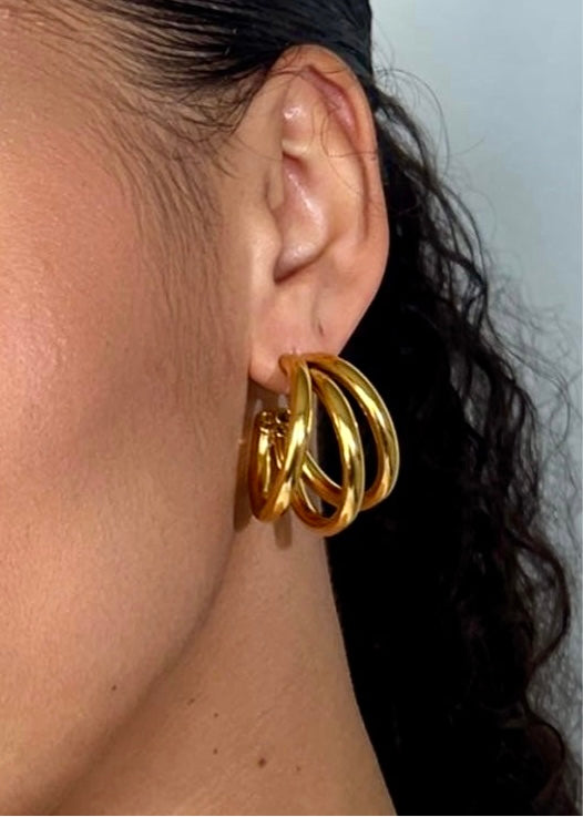 DIDNMS GOLD EARRINGS
