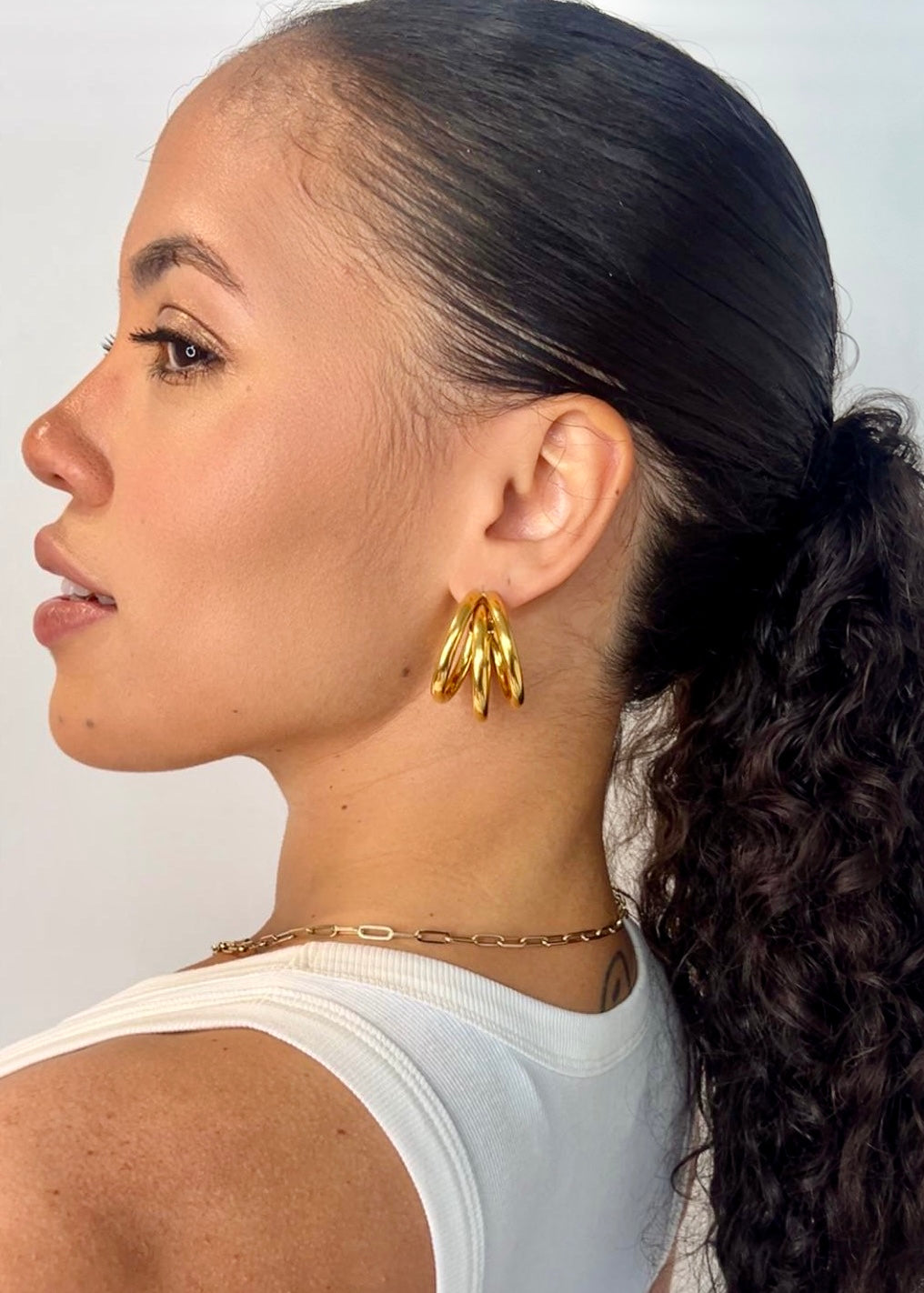 DIDNMS GOLD EARRINGS