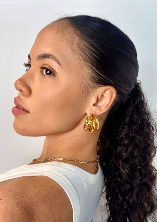 DIDNMS GOLD EARRINGS